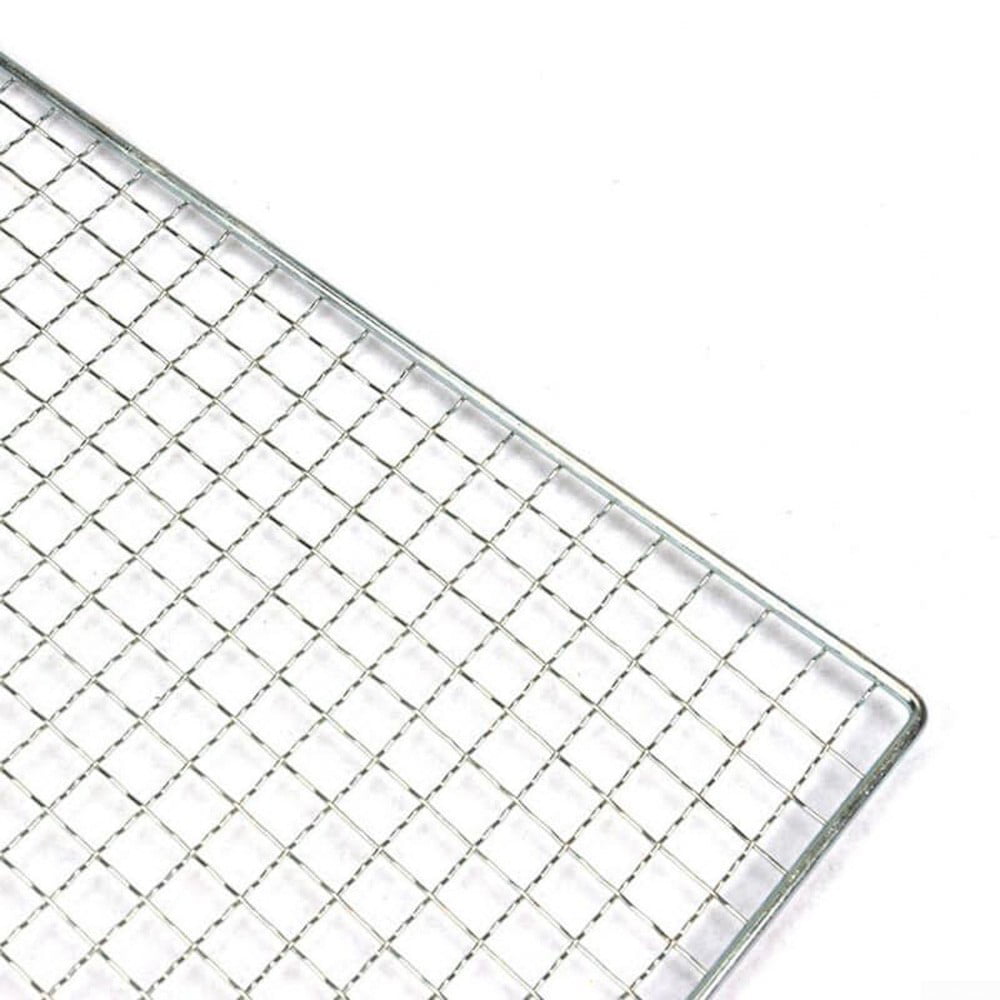 Stainless Steel BBQ Grill Grate Grid Wire Mesh Rack Cooking Net Replacement K2U9 
